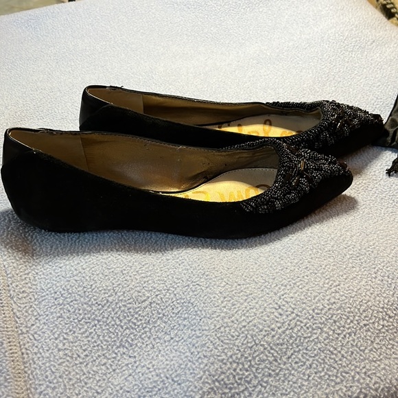 Black Sam Edelman beaded flats size 6 - Picture 6 of 6